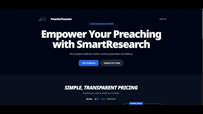 PreacherPresenter screenshot 1 (video preview)