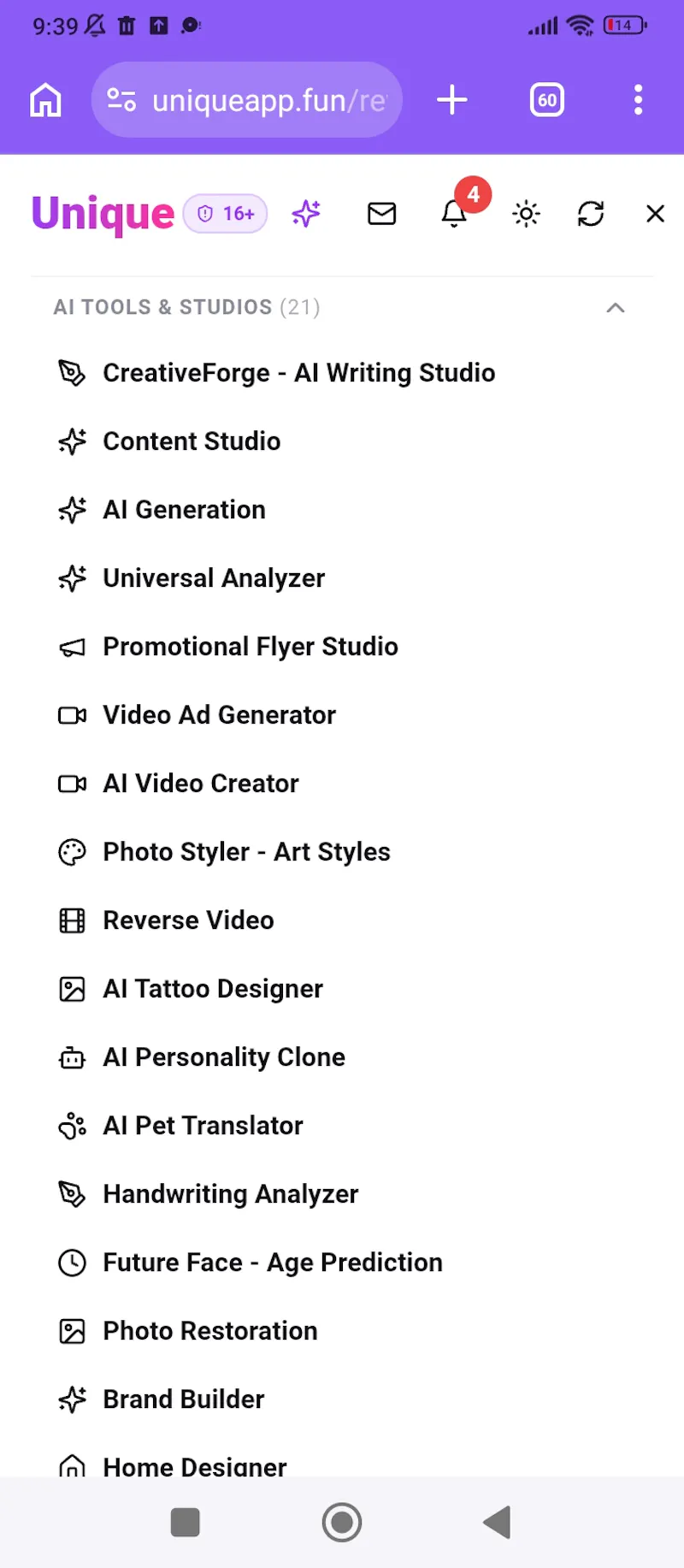 Unique - all in one app screenshot 7