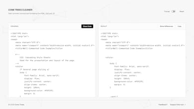 Cone Trees Code Cleaner gallery image