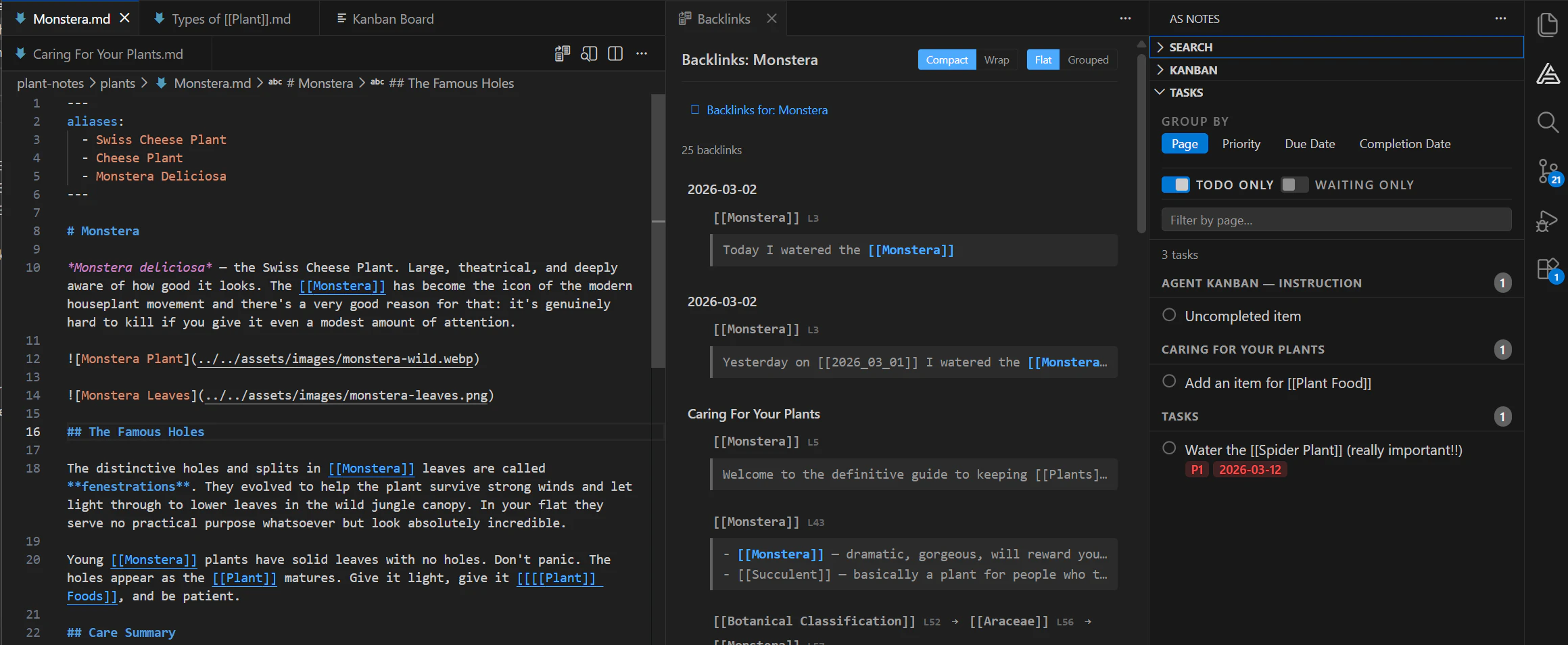 AS Notes screenshot 1