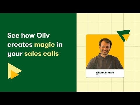 startuptile Oliv Sales Master-Your AI sales companion to hit sales targets before time