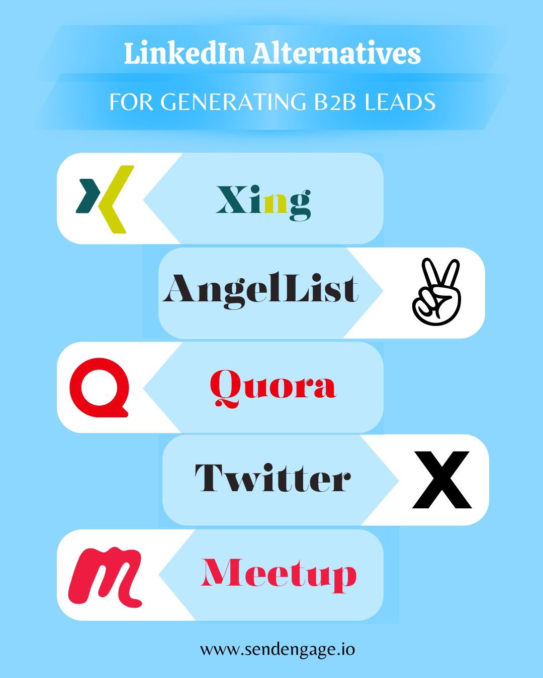 LinkedIn alternatief voor B2B -leads