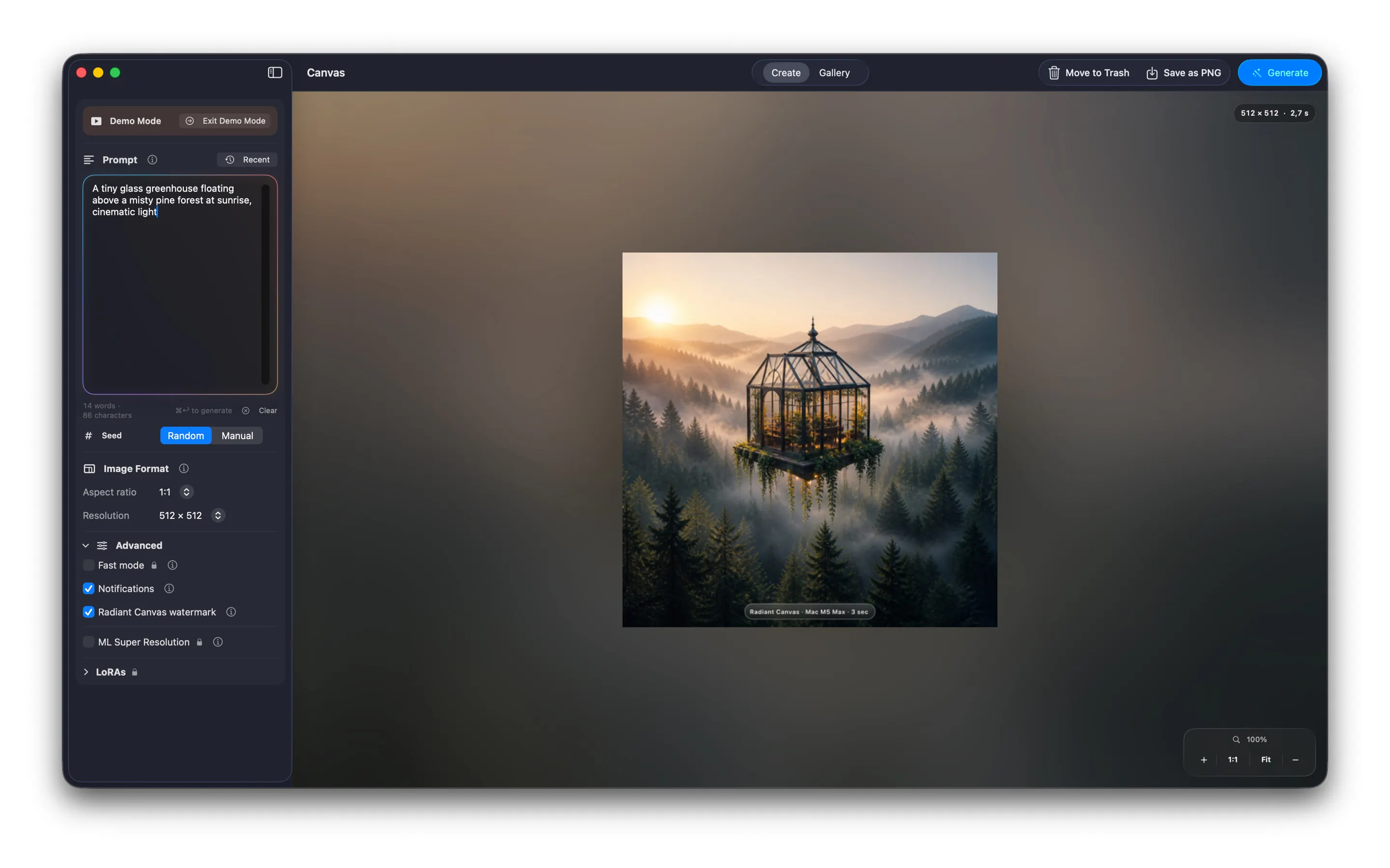 Radiant Canvas gallery image