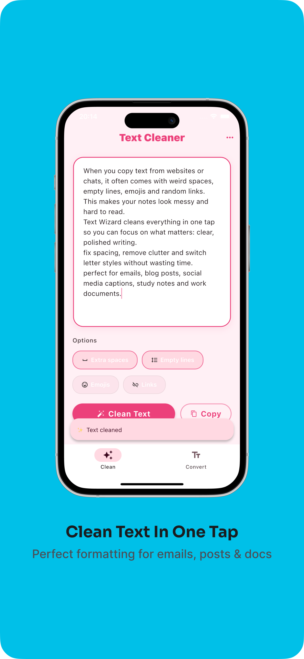 Text Wizard: Clean & Convert gallery image