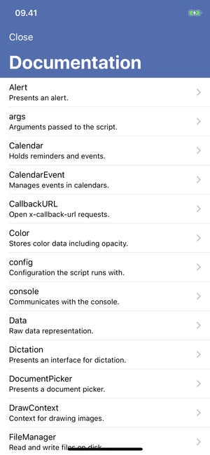 Scriptable gallery image