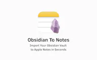 Obsidian to Notes
