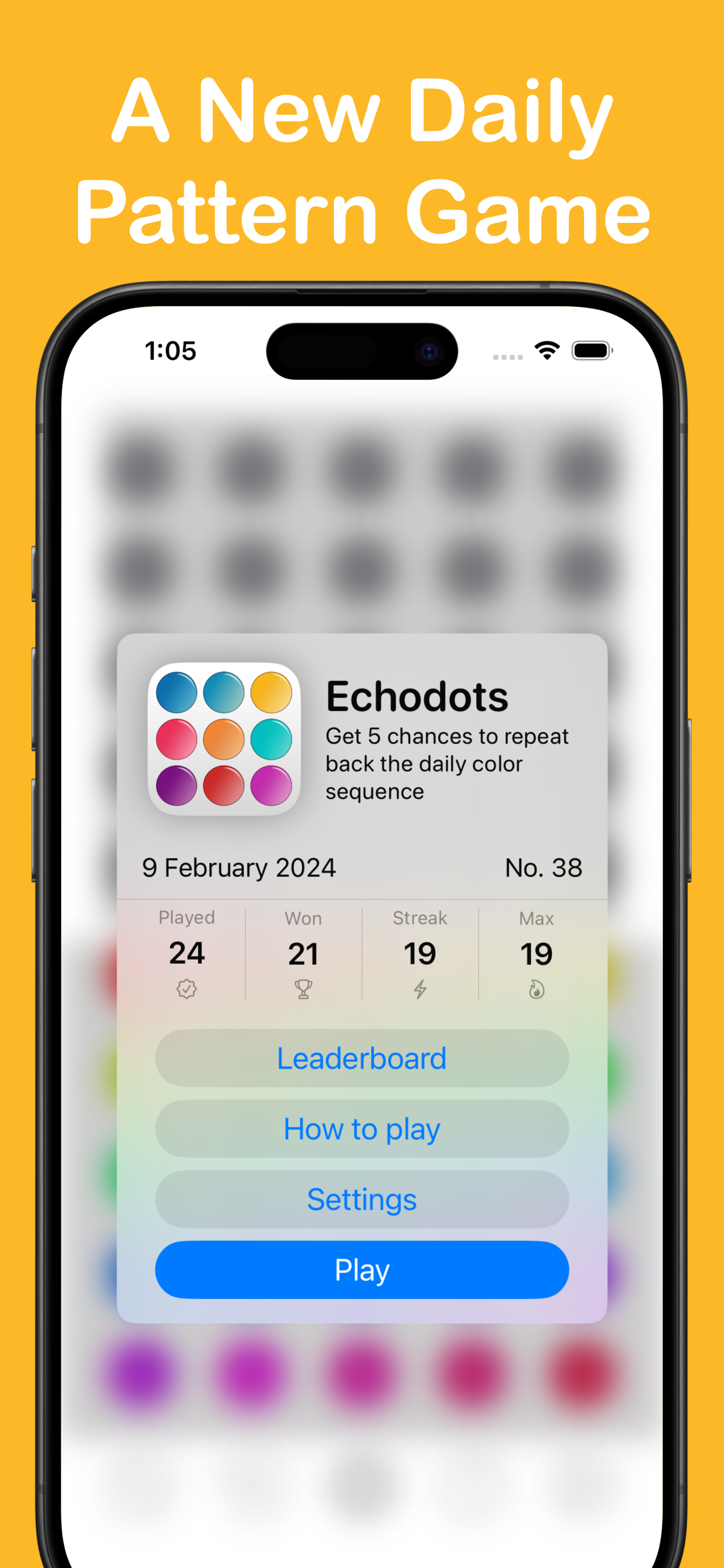 Echodots - iOS için günlük desen oyunu medya 6