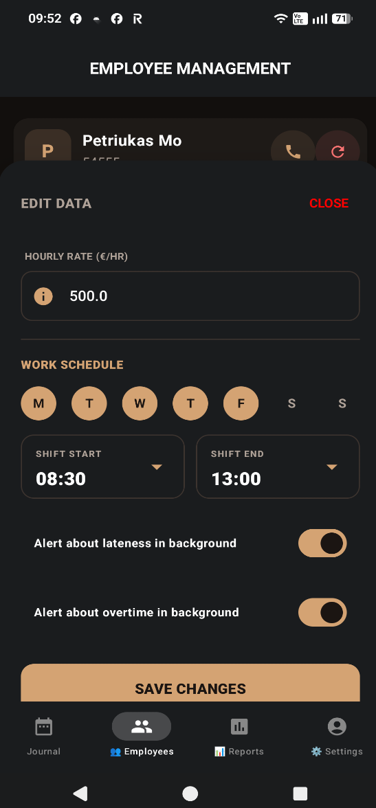 Work journal - Smart Work Time Journal gallery image