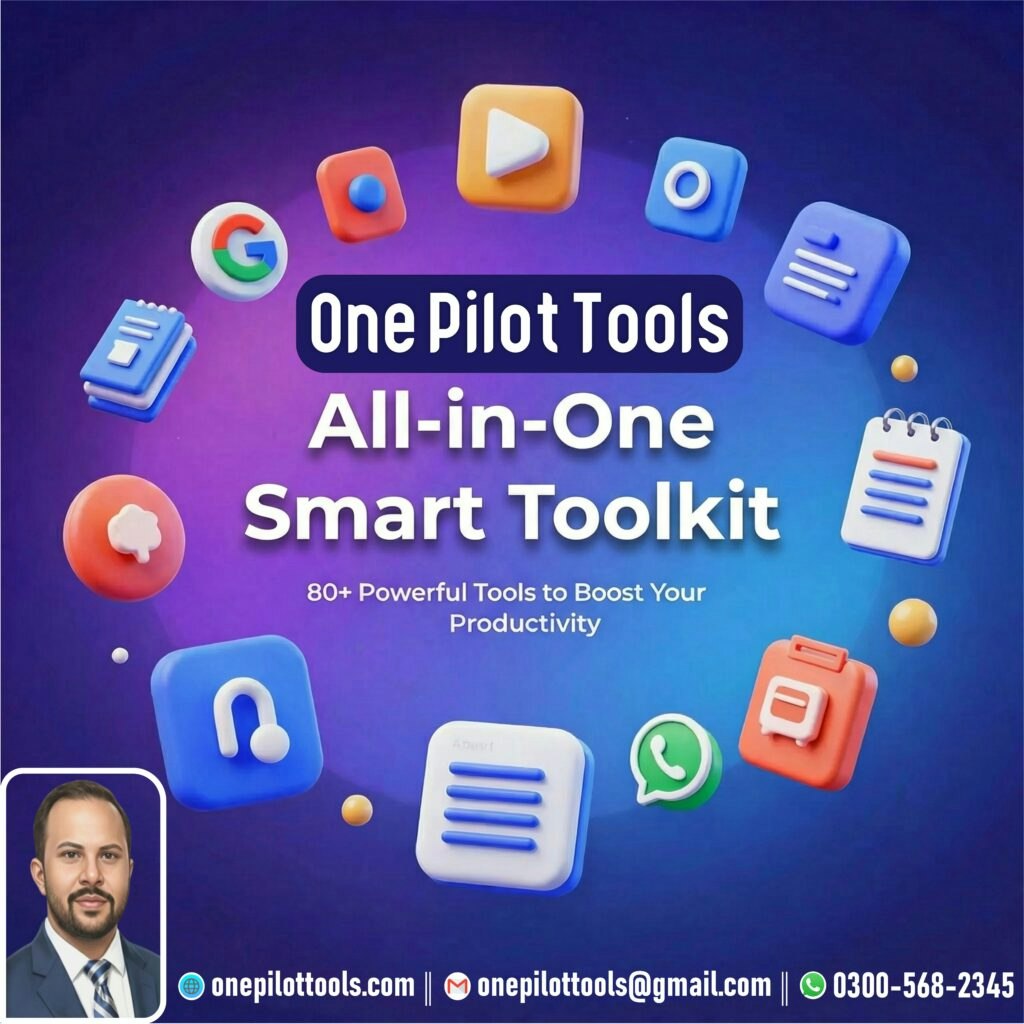 OnePilotTools - Main product screenshot demonstrating key features and user interface