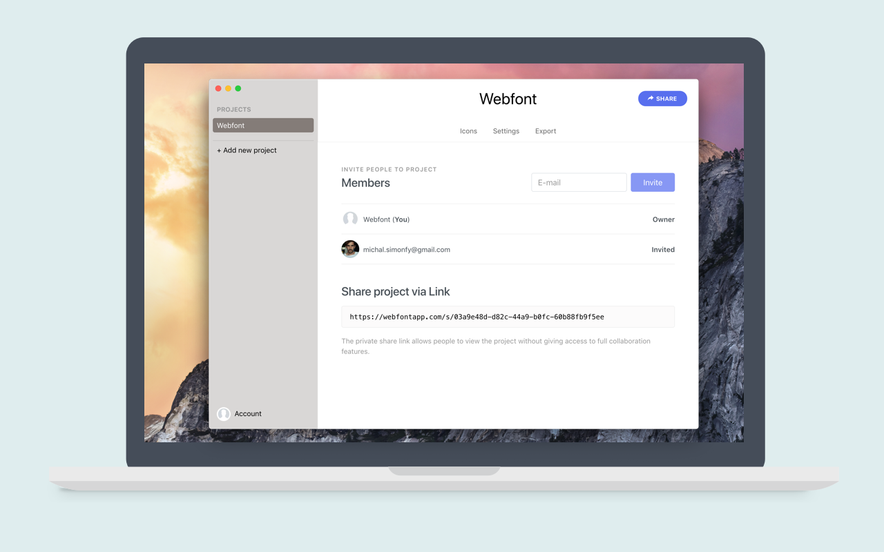 Webfont gallery image