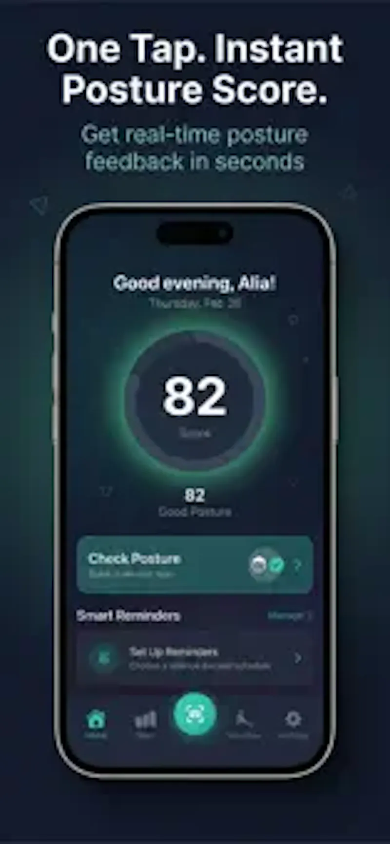 Posturly Posture Reminder App screenshot 3