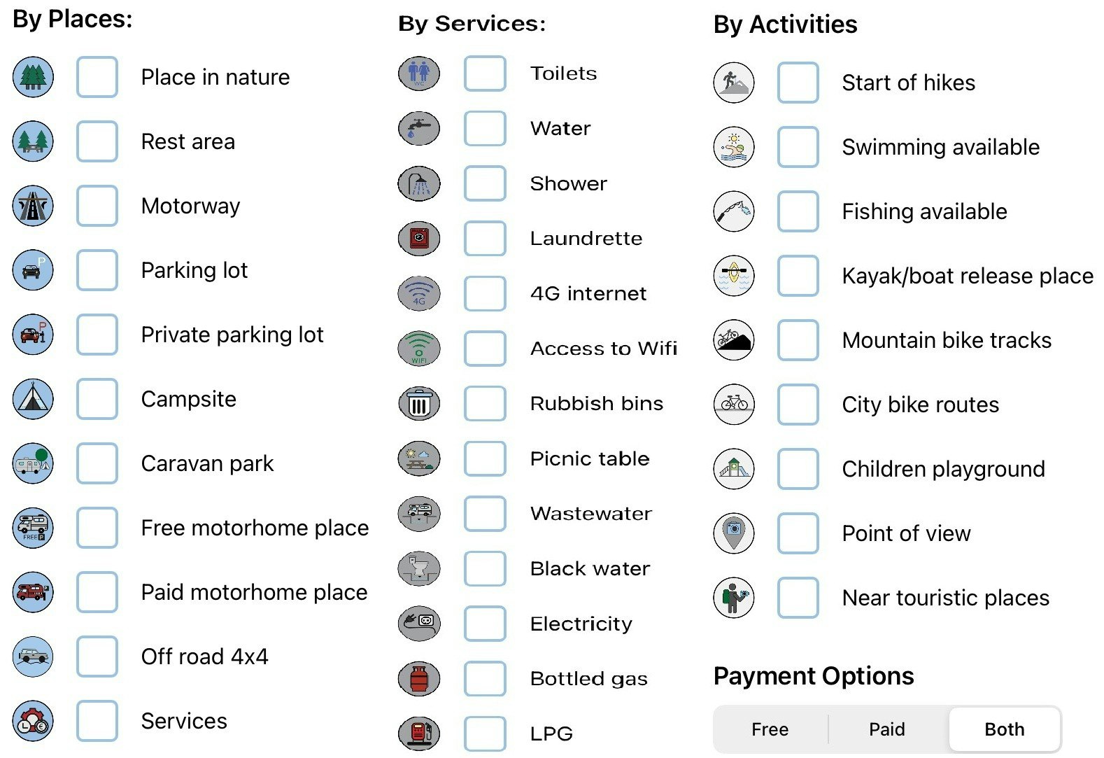 Camplocation app gallery image