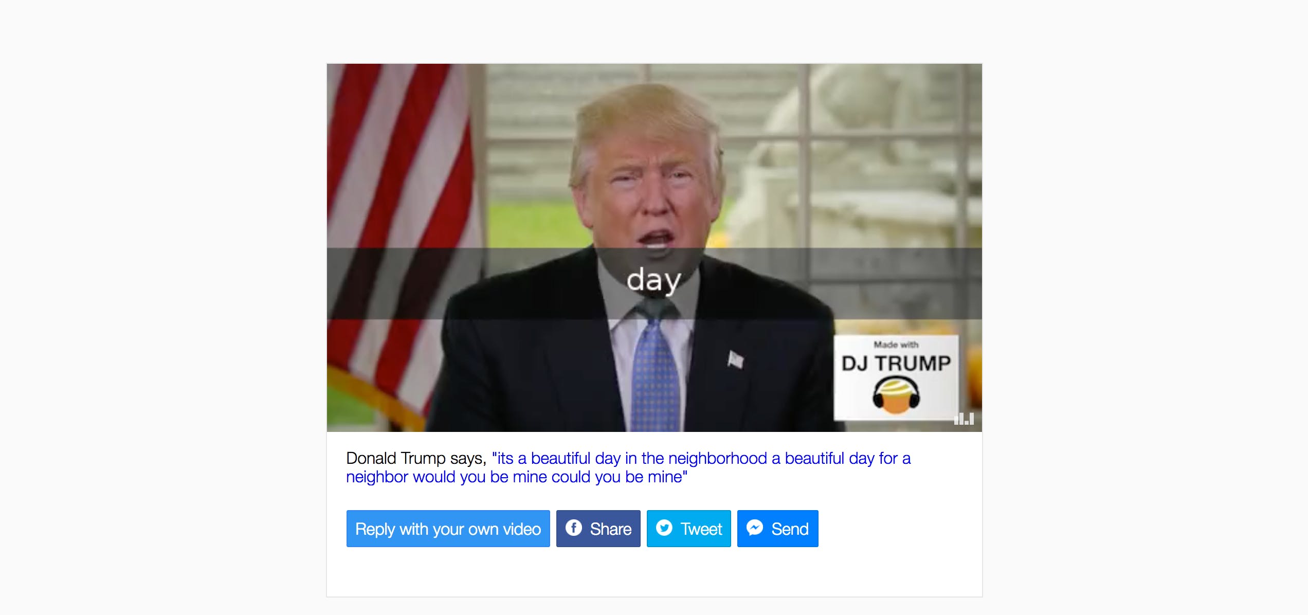 DJ Trump media 1