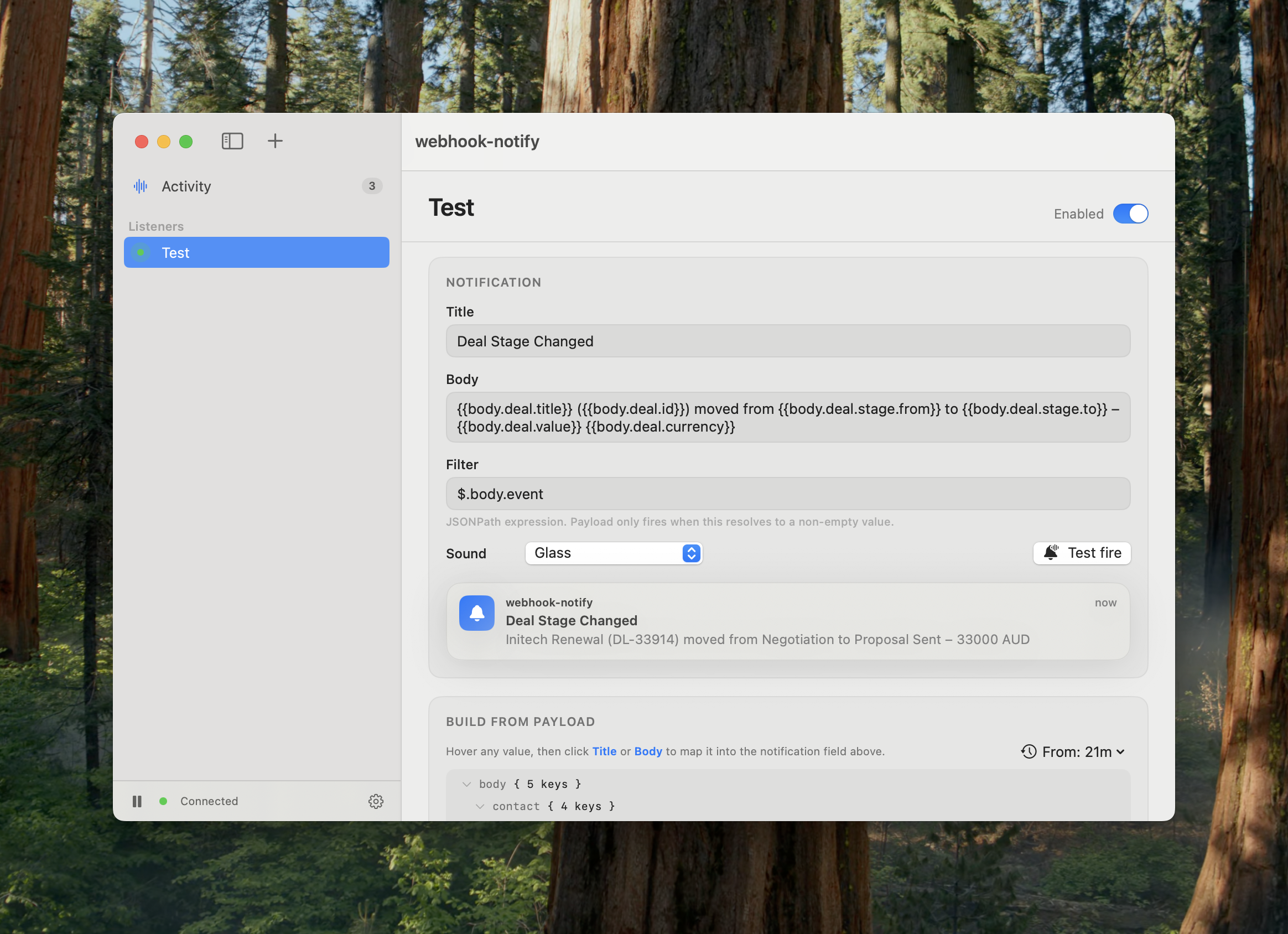 Webhook Notifications gallery image