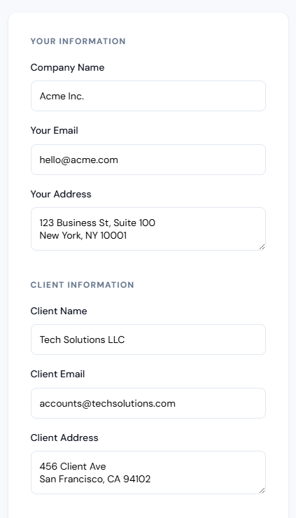 Free Invoice Generator - 100+ Currencies - Screenshot 2 showing product features and functionality