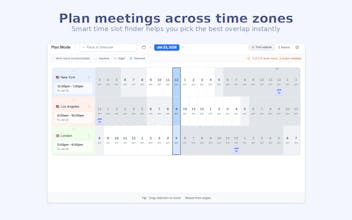 TimePal — 世界时钟和会议策划工具 gallery image