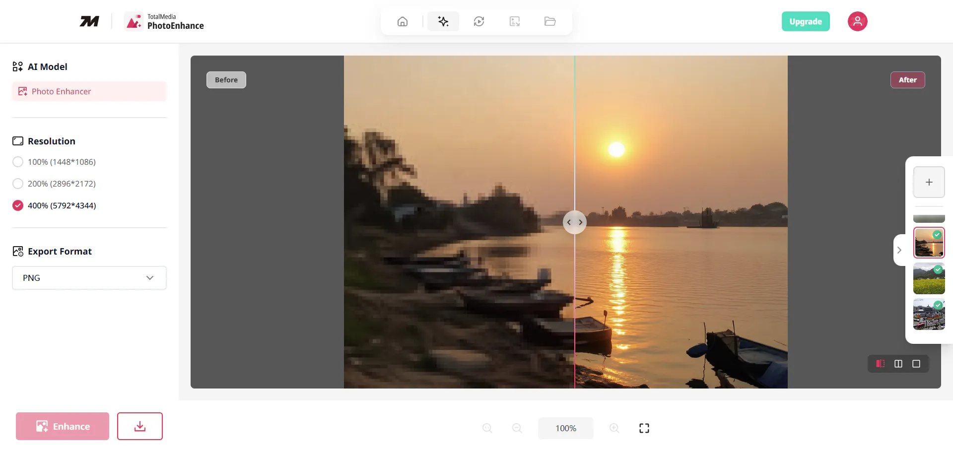 TotalMedia PhotoEnhance gallery image