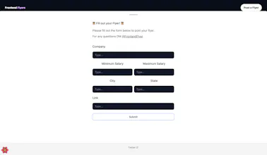 Frontend Flyer gallery image