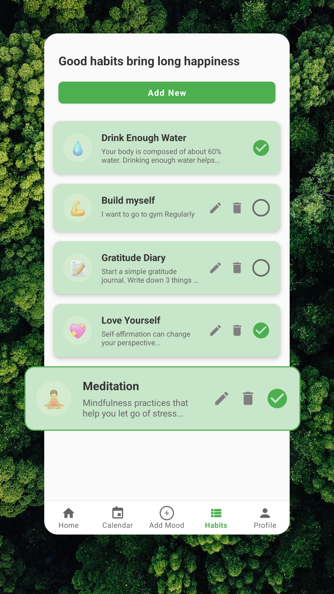 Viby AI Habit & Mood Tracker  - Screenshot 4 showing product features and functionality