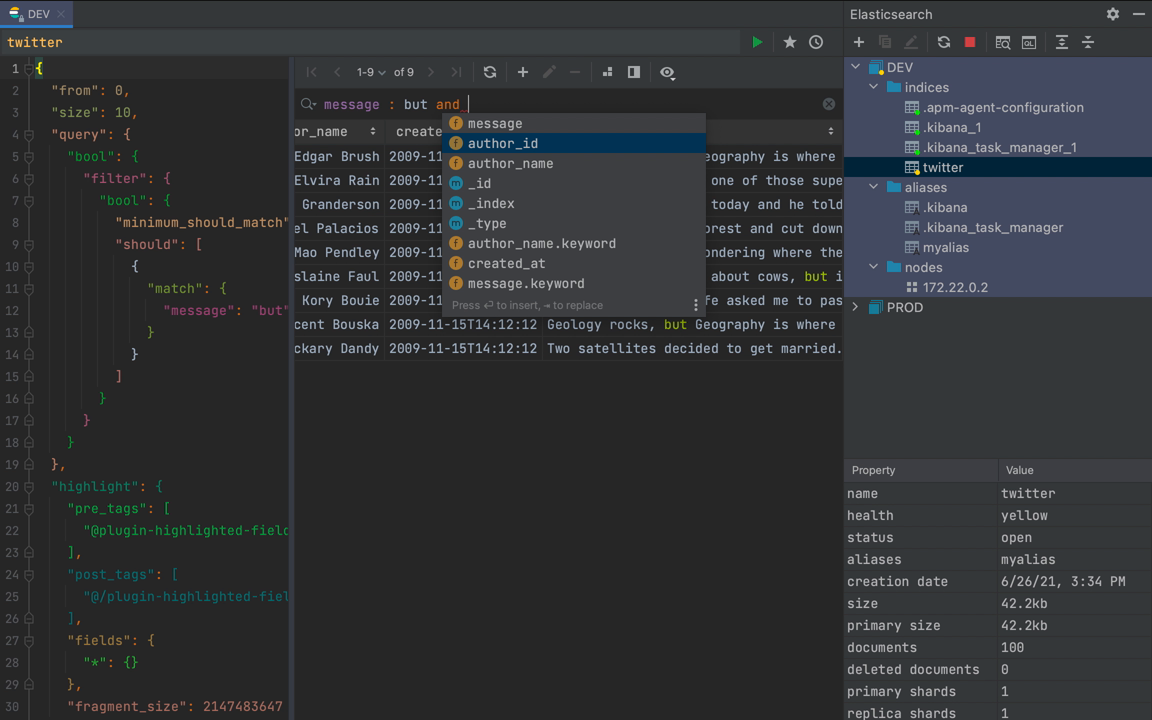 IntelliJ Elasticsearch gallery image