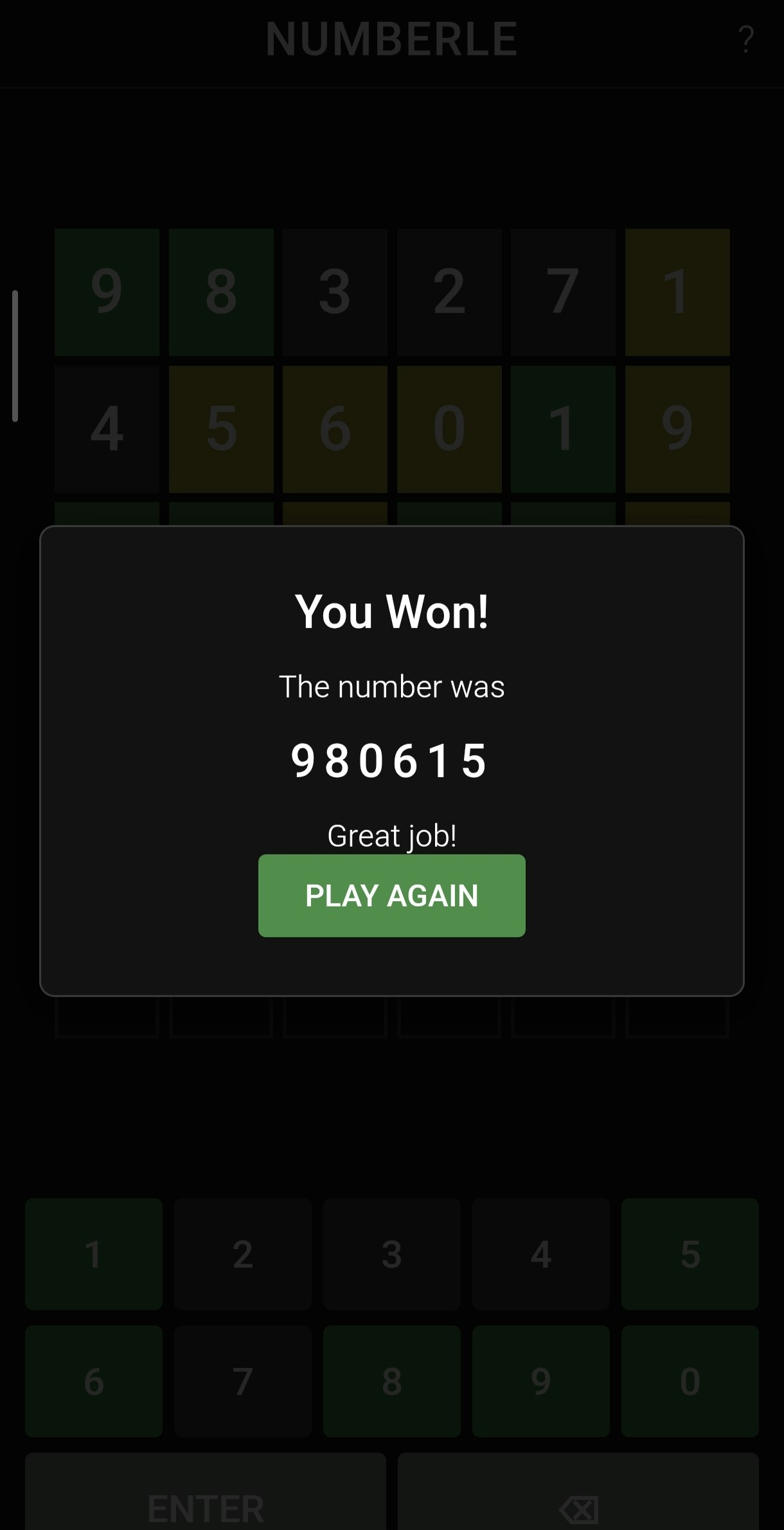 Numberle gallery image