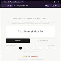 Memorable Password Generator gallery image