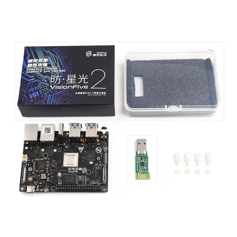 VisionFive2 RISC-V-Single Board-computer - VisionFive2 RISC-V AI Single Board-computer met WiFi-module media 3