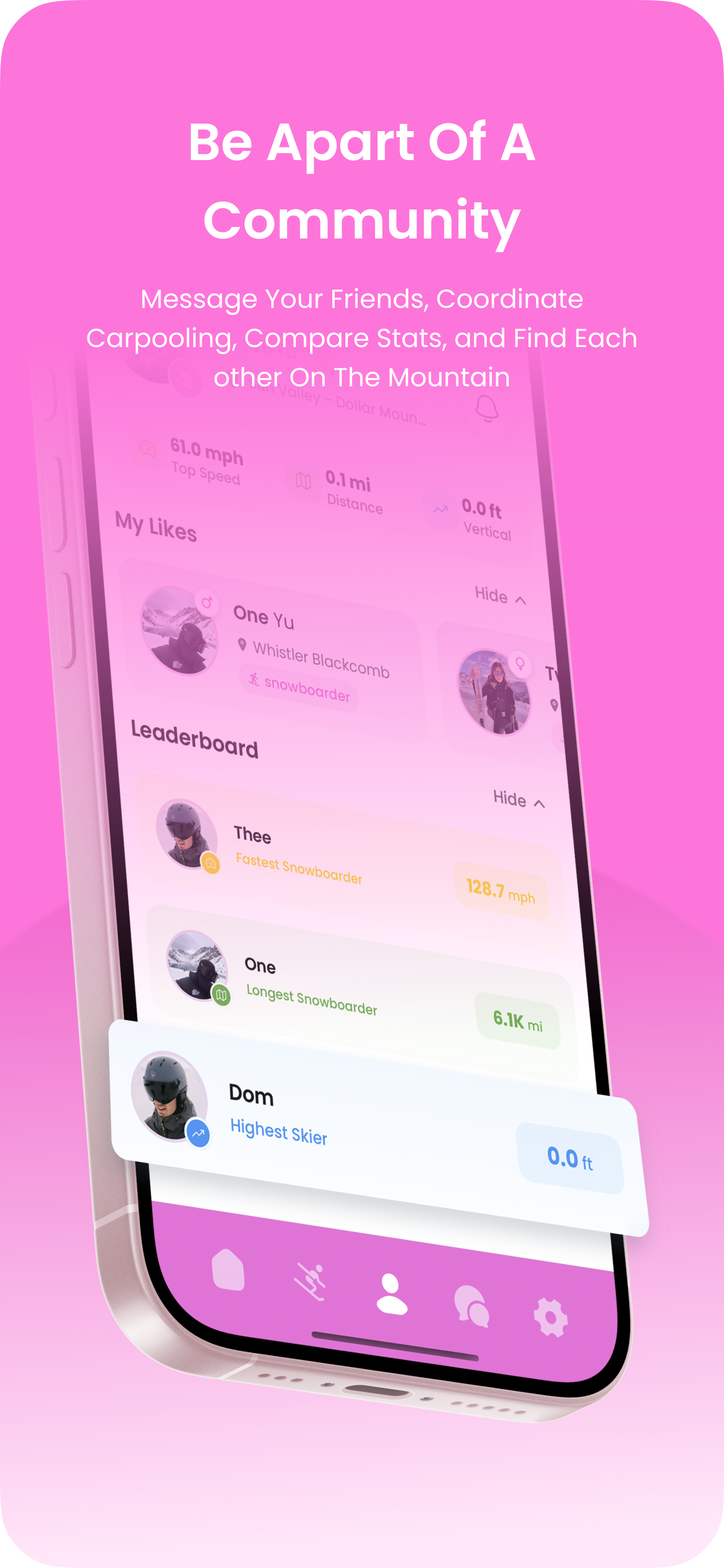 Shredder - Tinder voor skiërs en snowboarders media 5