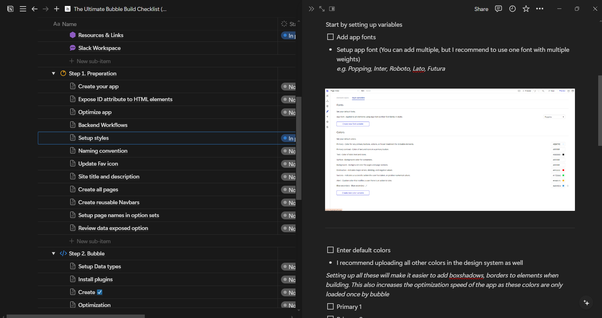 La liste de contrôle de build ultime bubble media 4