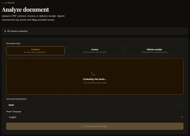 Signoti screenshot 2
