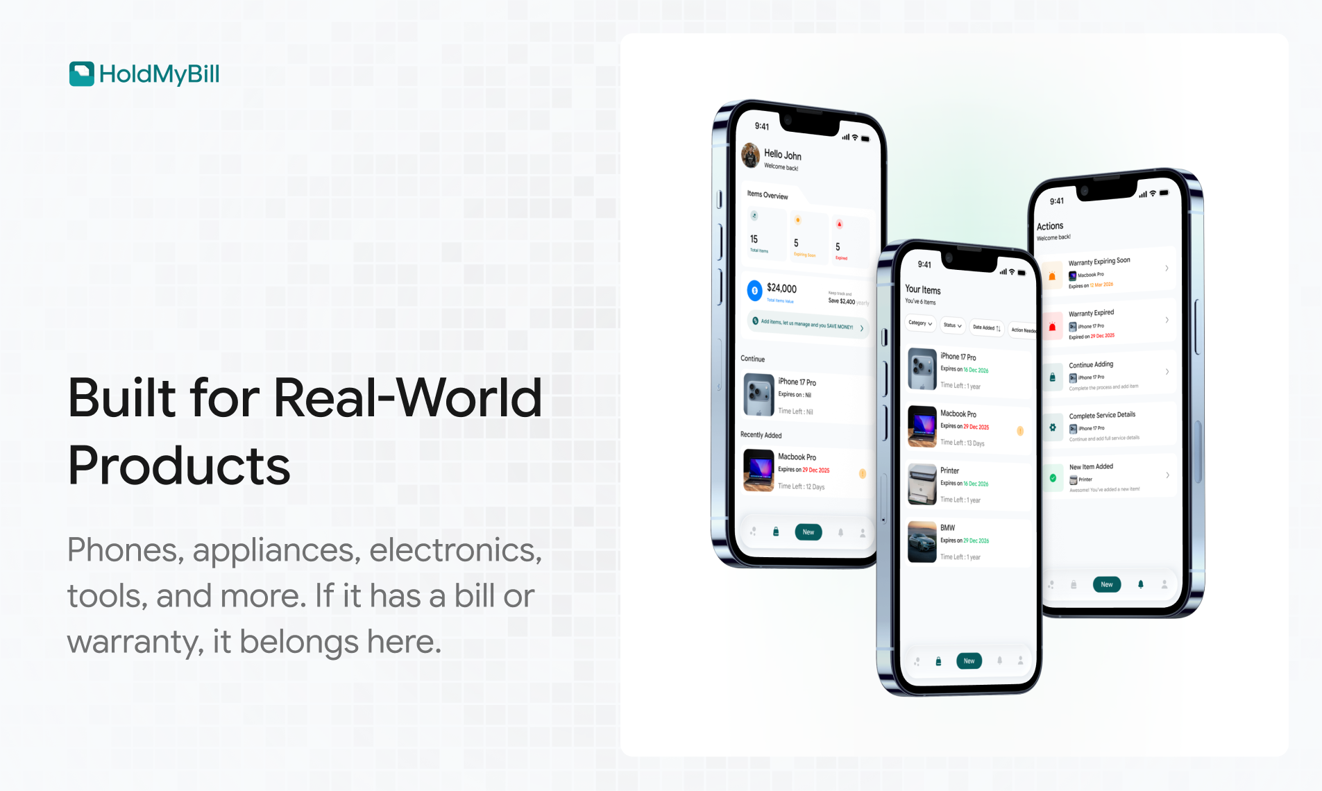 HoldMyBill - Organize ownership gallery image