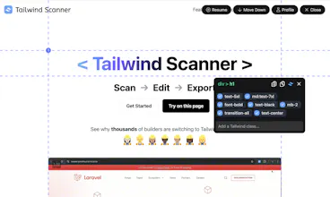 Tailwind Scanner gallery image