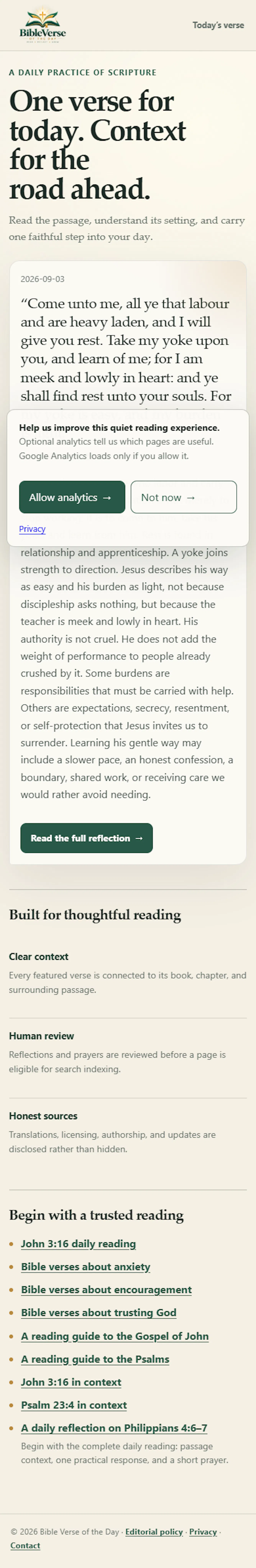 Bible Verse of the Day screenshot 2