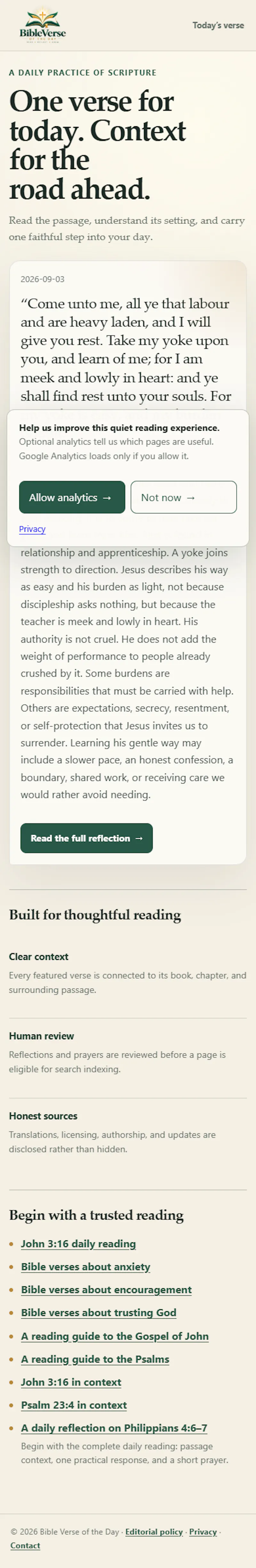 Bible Verse of the Day screenshot 2