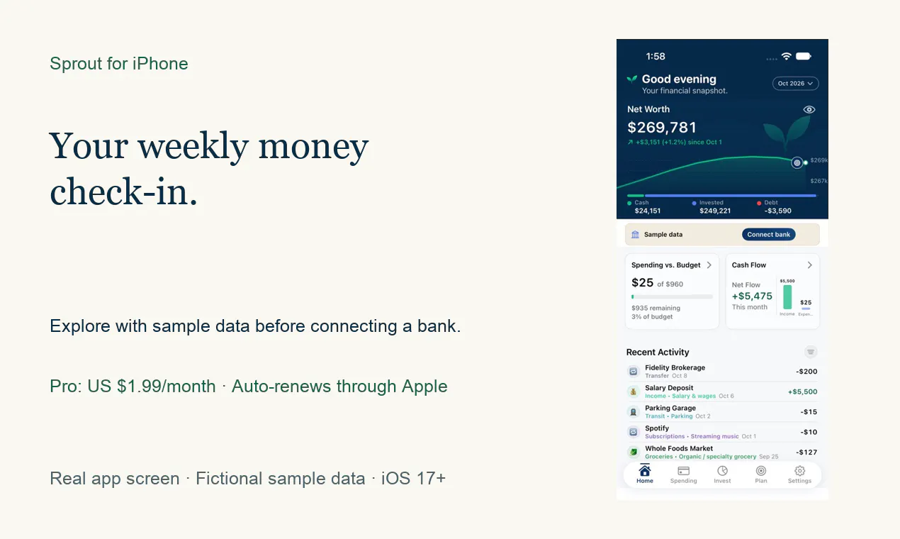 Sprout: Finance Companion gallery image