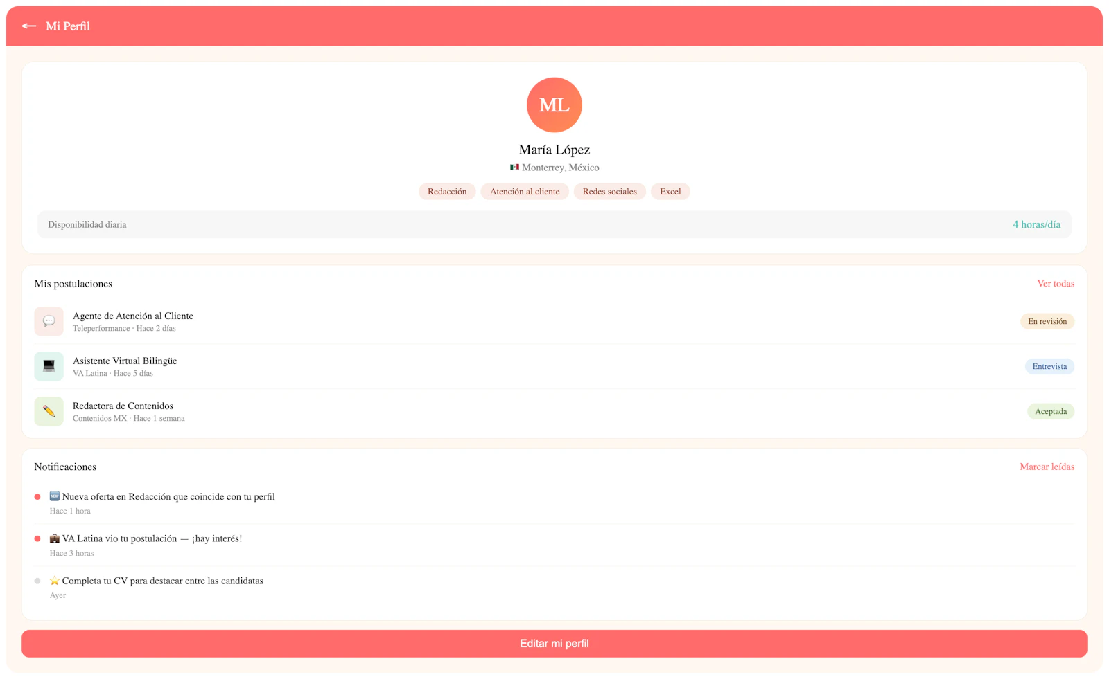 EmpleosMamá LATAM screenshot 3