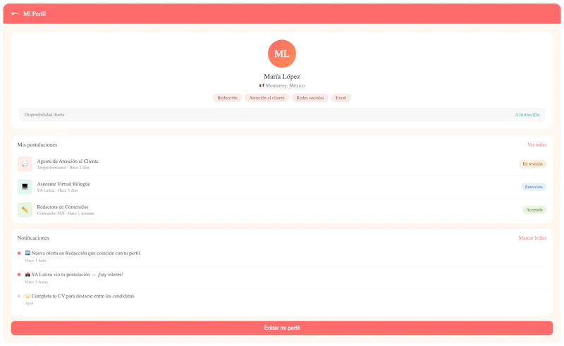 EmpleosMamá LATAM screenshot 3