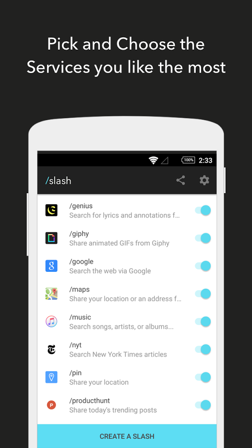 Slash Keyboard for Android  gallery image