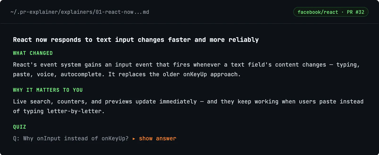 PR Explainer  screenshot 4