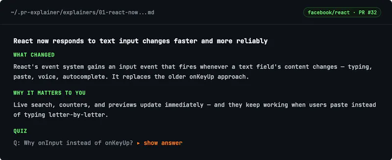 PR Explainer  screenshot 4