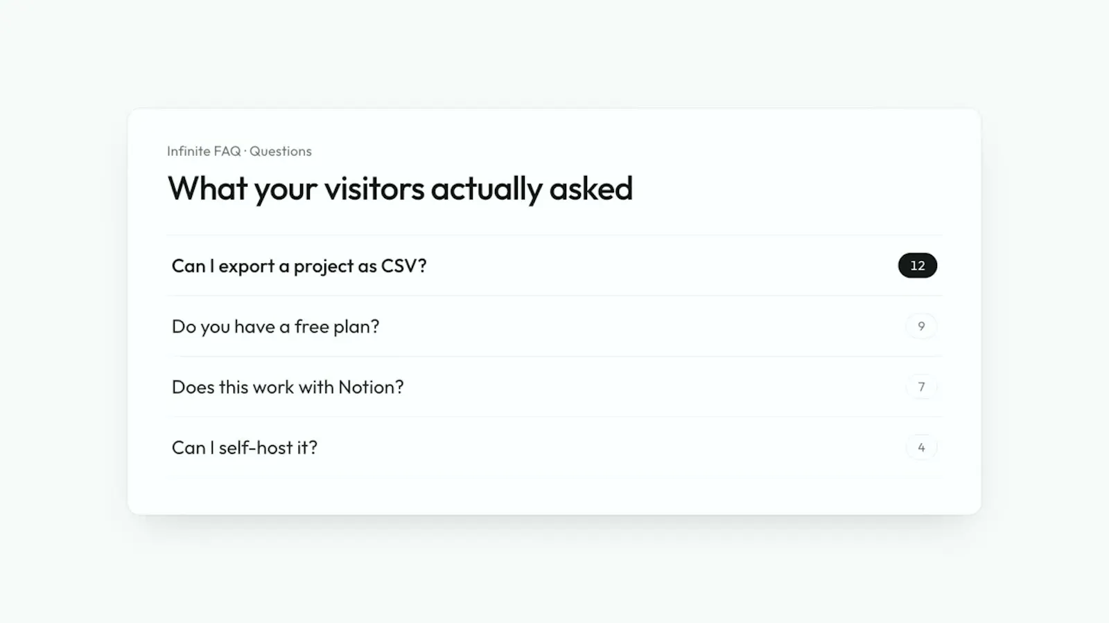 Infinite FAQ screenshot 1 (video preview)
