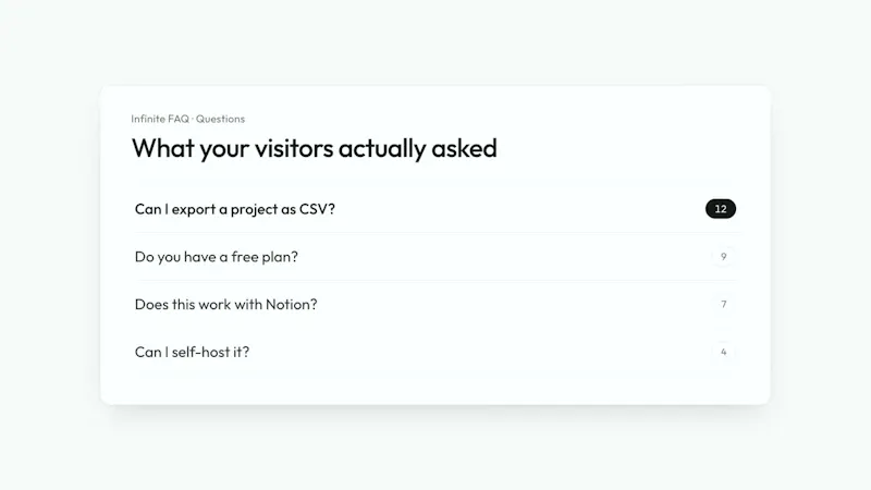 Infinite FAQ screenshot 1 (video preview)