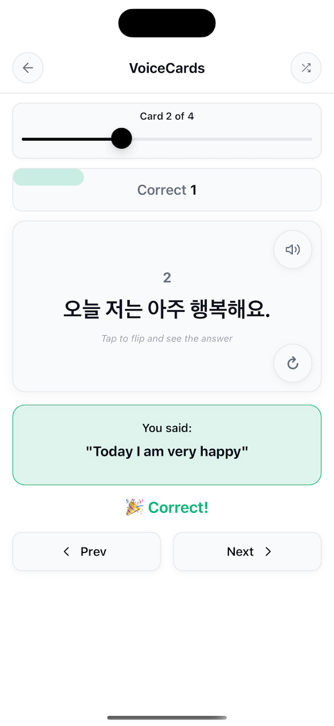 VoiceCards - Screenshot 4 preview