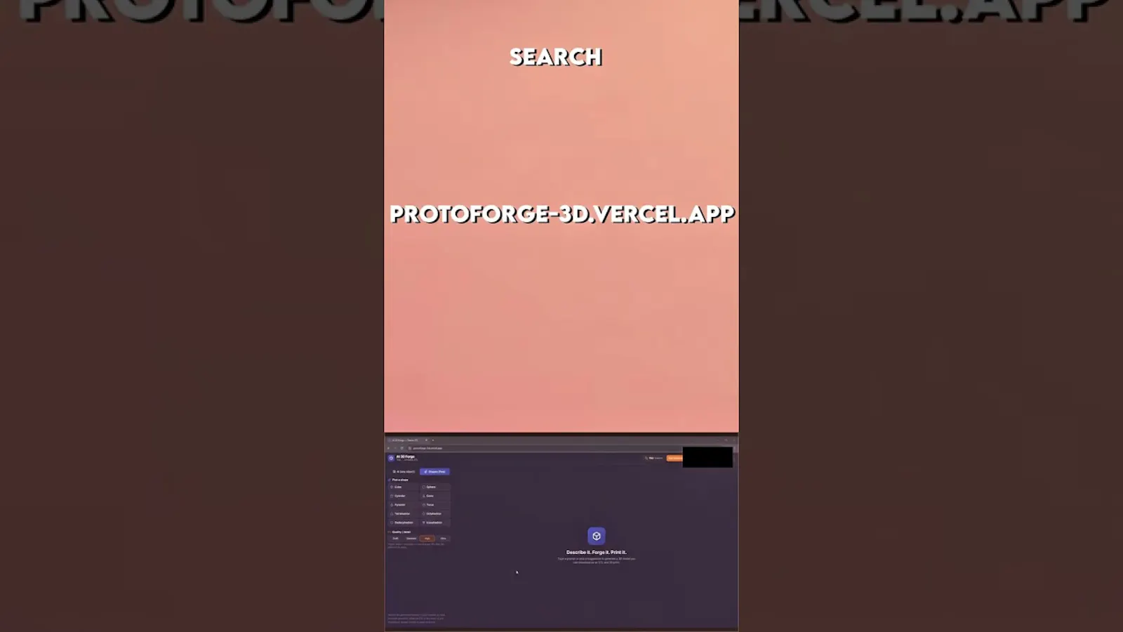 ProtoForge screenshot 1 (video preview)