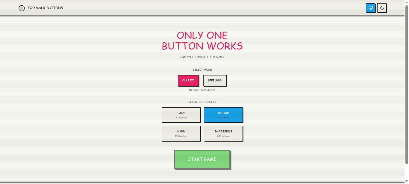 Too Many Buttons - Screenshot 3 showing product features and functionality