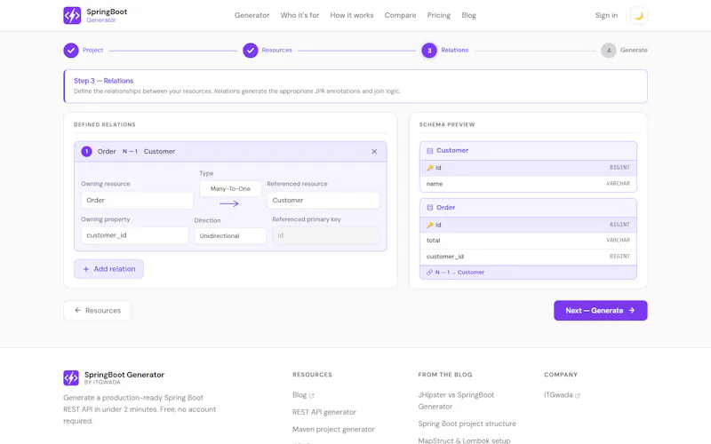 SpringBoot Generator screenshot 6