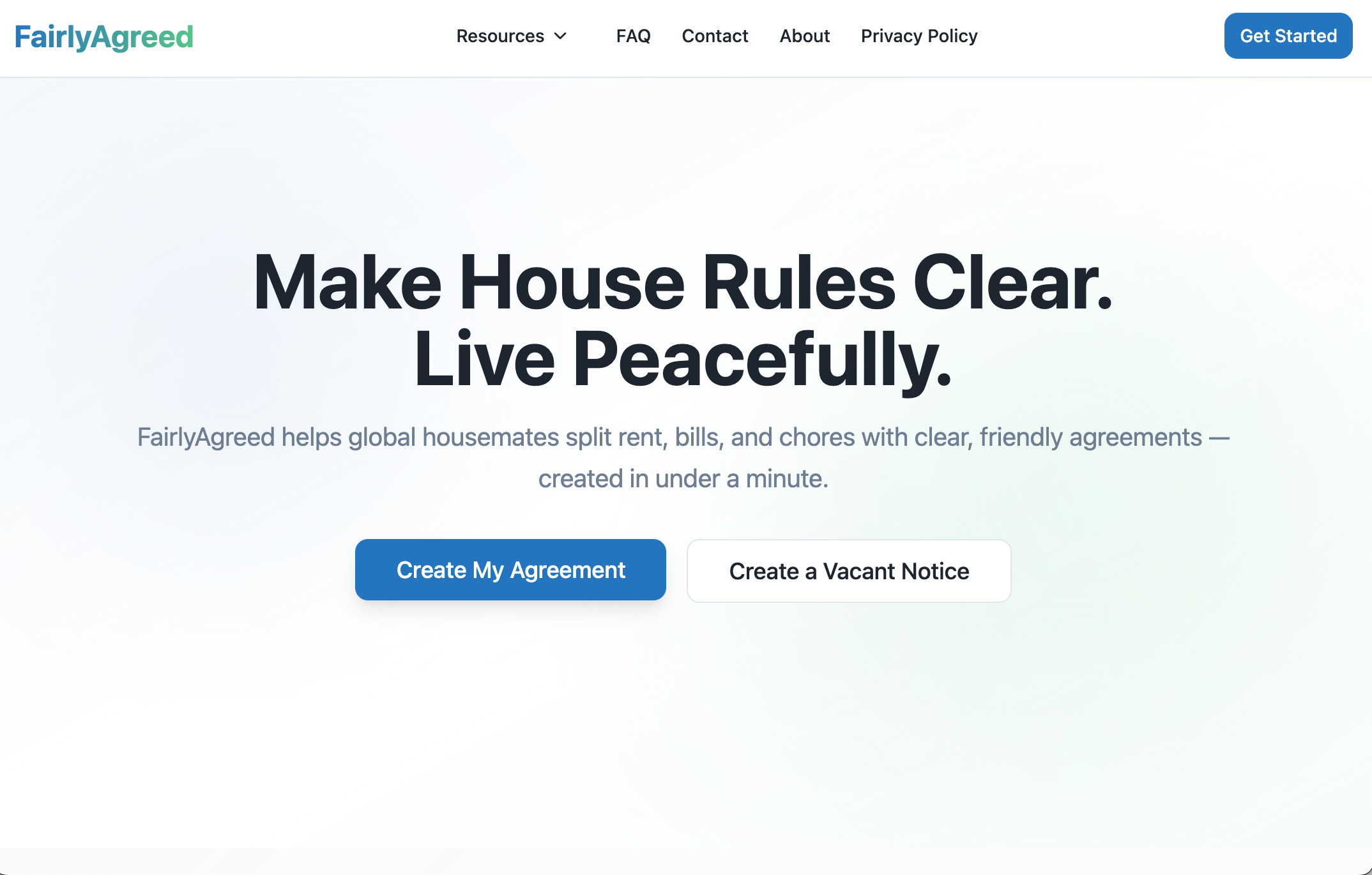 FairlyAgreed gallery image