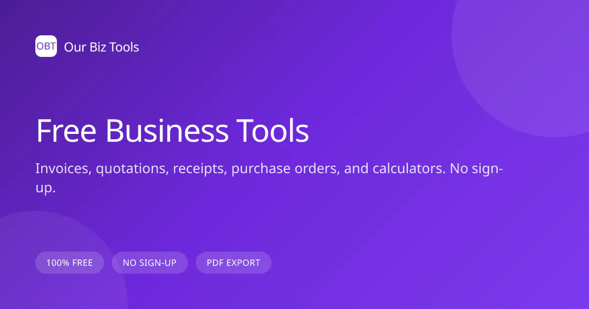 Our Biz Tools gallery image