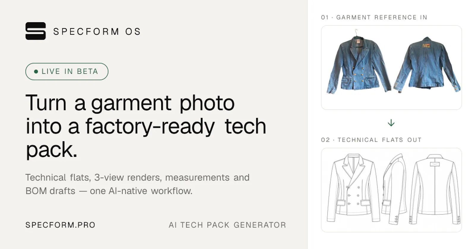 SpecForm OS screenshot 2