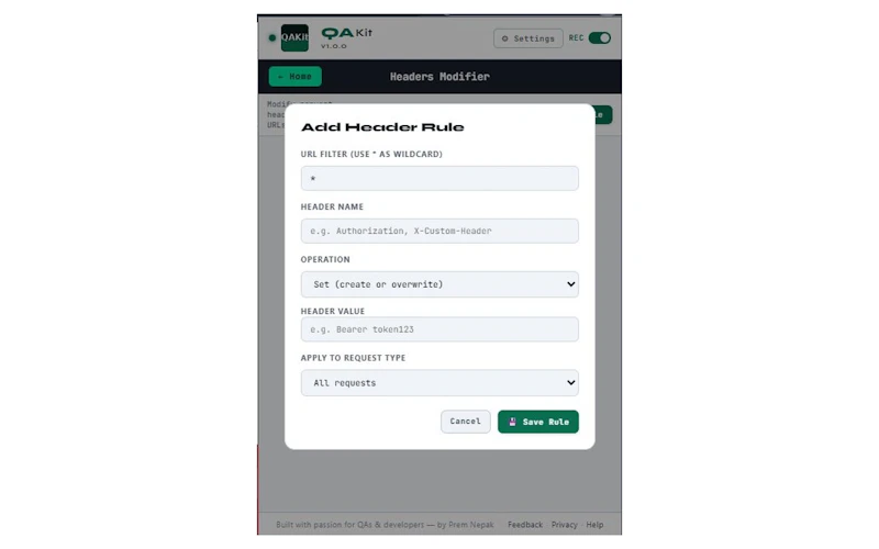 QAKit screenshot 6